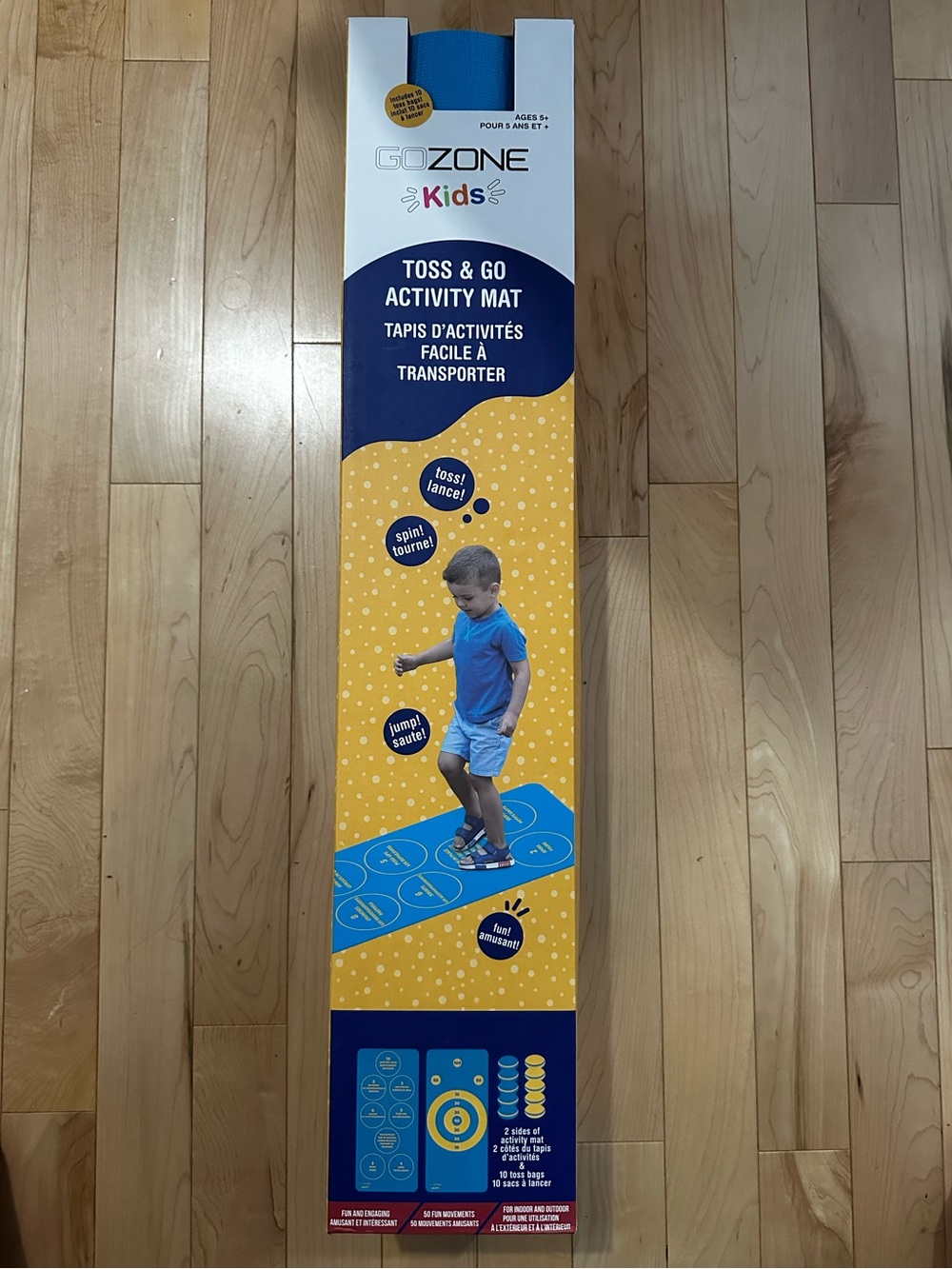 Toss & Go Activity Mat - Blue